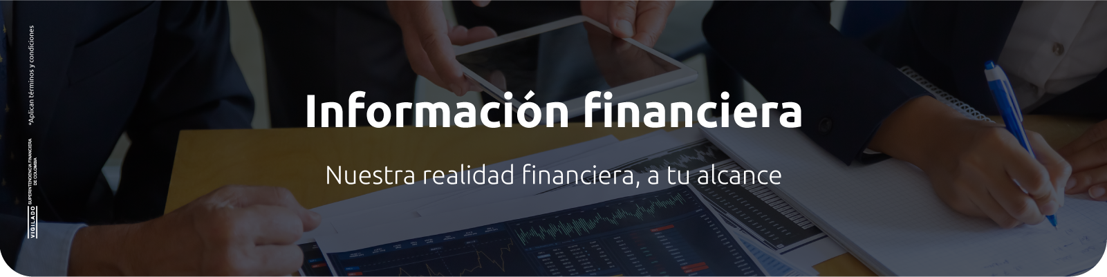 Banner Información Financiera - Cooperativa Financiera JFK