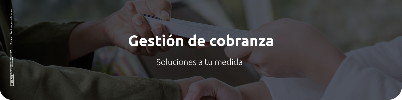 Banner Gestión de cobranza - Cooperativa Financiera JFK