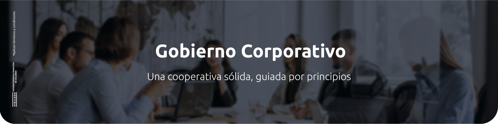 Banner Gobierno Corporativo - Cooperativa Financiera JFK