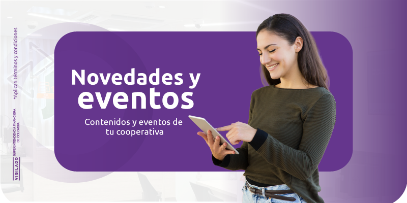 Banner Novedades y eventos - Cooperativa Financiera JFK