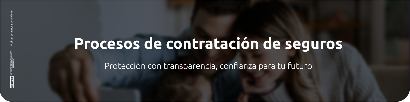 Banner Procesos de contratación de seguros - Cooperativa Financiera JFK